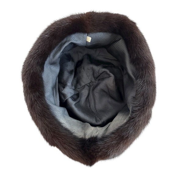 Real Mink Fur Hat | 22” Circumference | Excellent Condition - Picture 5 of 8